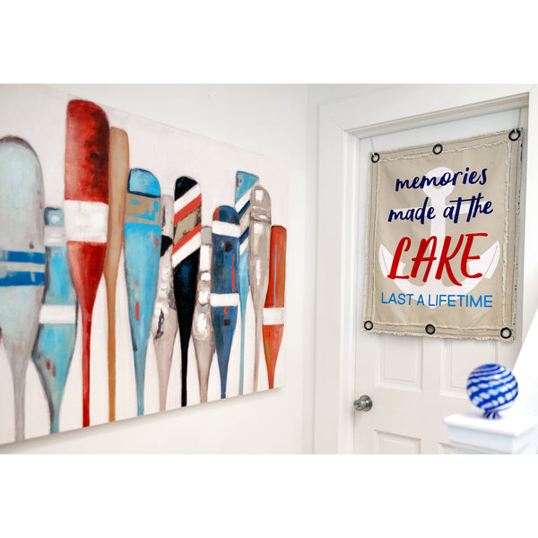 Pavilion Gift Company Lake Memories 24" X 30" Wall Banner