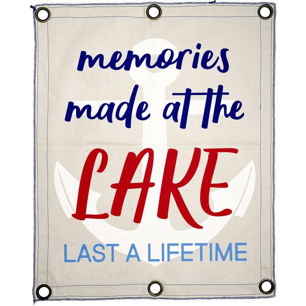 pavilion gift company Lake Memories 24" x 30" Wall Banner