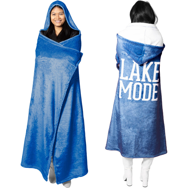 pavilion gift company Lake Mode 50" x 60" Royal Plush Hooded Blanket