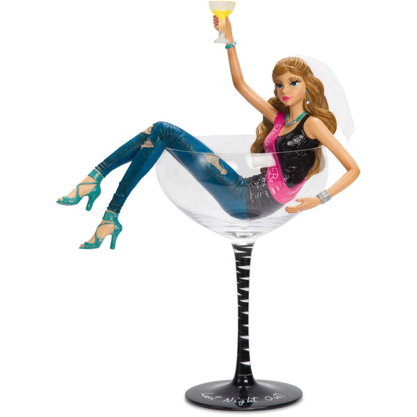 pavilion gift company Last Night Out 10.5" Girl in Glass