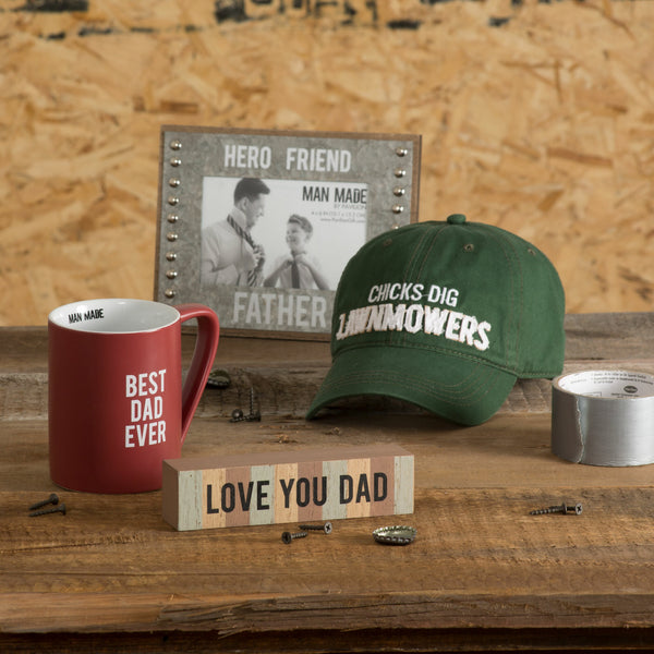 Pavilion Gift Company Lawnmowers Green Adjustable Hat