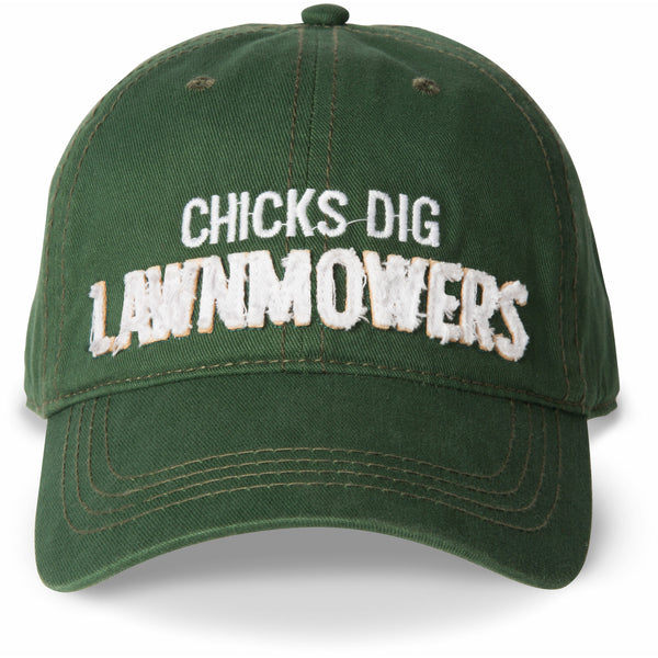pavilion gift company Lawnmowers Green Adjustable Hat