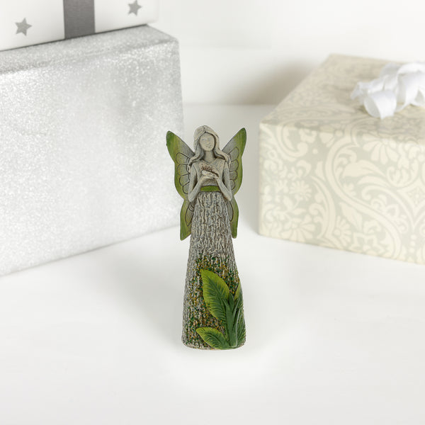 Pavilion Gift Company Leaves 7.25" Angel Holding A Butterfly
