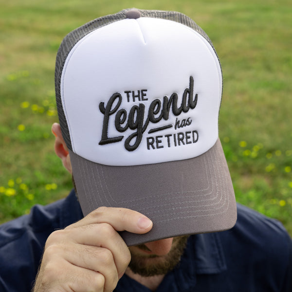 Pavilion Gift Company Legend Dark Gray Adjustable Trucker Hats