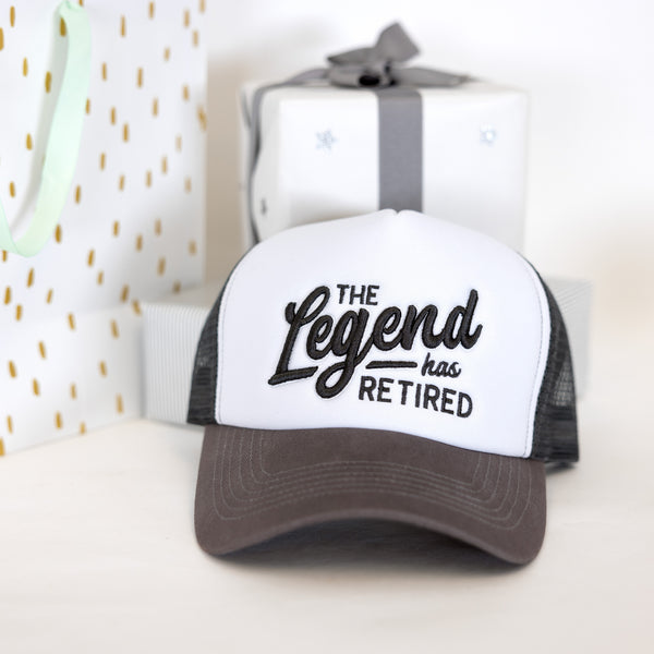Pavilion Gift Company Legend Dark Gray Adjustable Trucker Hats