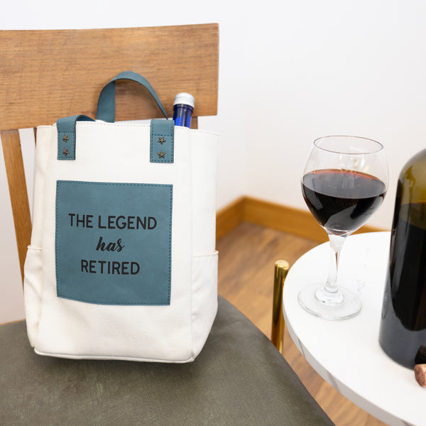 Pavilion Gift Company Legend Large Canvas Bottle Gift Bag