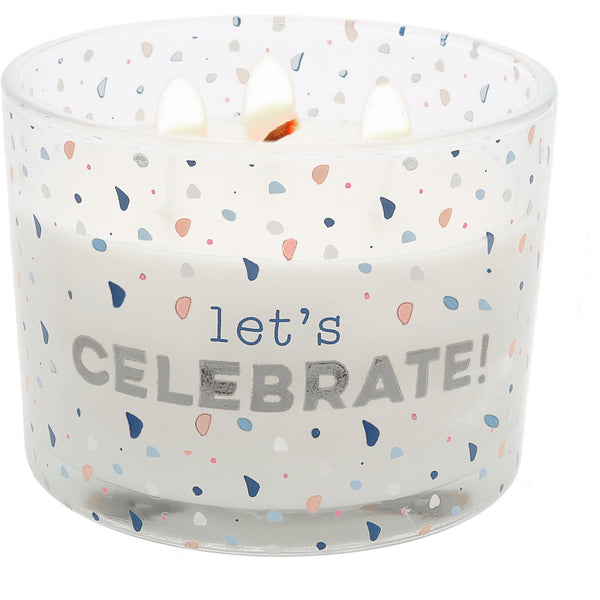 pavilion gift company Let's Celebrate 11 oz - 100% Soy Wax Candle Scent: Tranquility