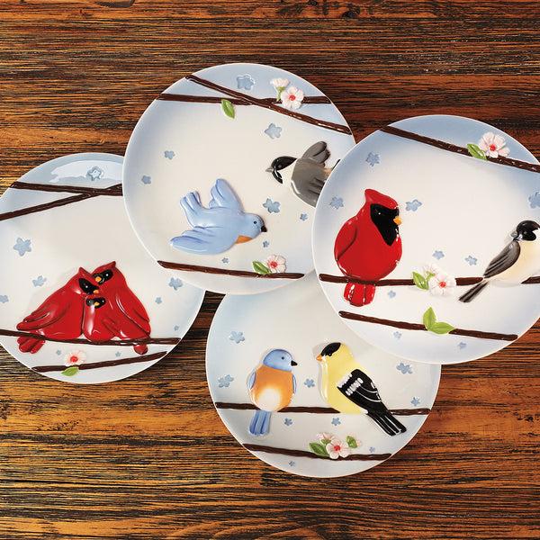 Pavilion Gift Company Let's Celebrate 6.5" Plates (Set Of 4)