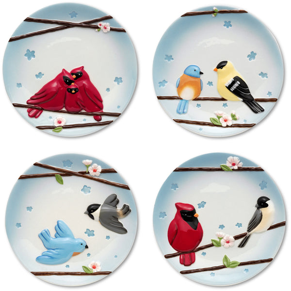 pavilion gift company Let's Celebrate 6.5" Plates (Set of 4)