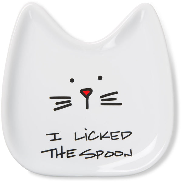 pavilion gift company Licked the Spoon 5" Ceramic Spoon Rest