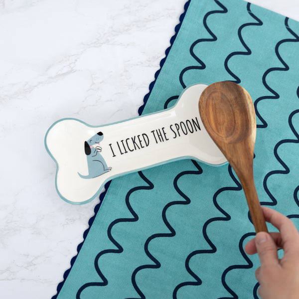 Pavilion Gift Company Licked The Spoon 8.5" Spoon Rest