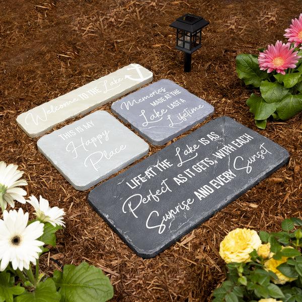 Pavilion Gift Company Life At The Lake 16" X 7.75" Garden Stone