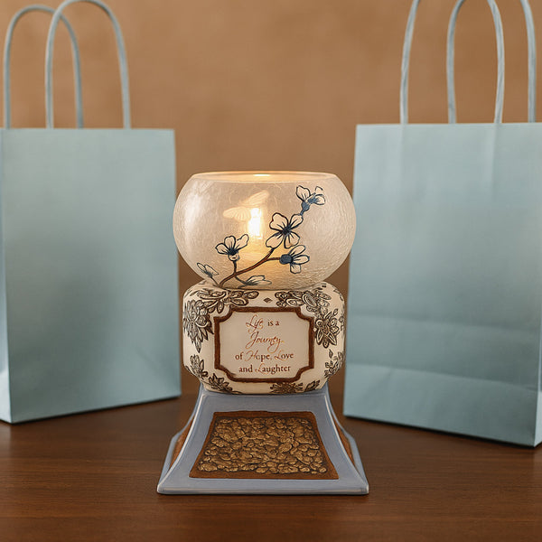 Pavilion Gift Company Life Is A Journey 5.5" Tealight Holder