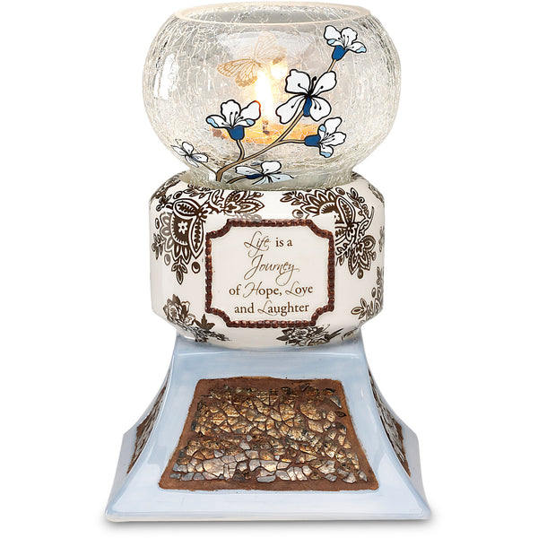 pavilion gift company Life is a Journey 5.5" Tealight Holder