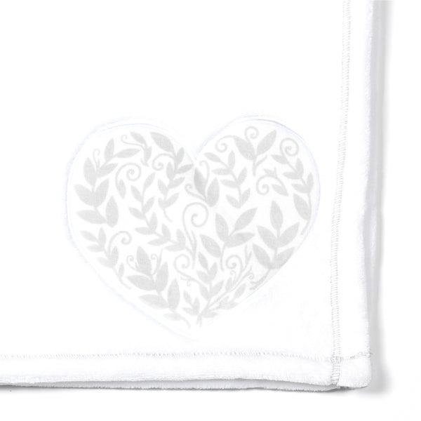 pavilion gift company Light Gray Vines 50" x 60" Royal Plush Blanket
