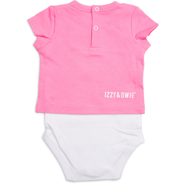 Pavilion Gift Company Light Pink Kitty 6-12 Months Shw-onesie