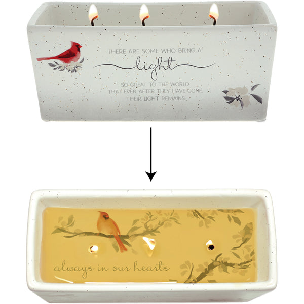 pavilion gift company Light Remains 12 oz - 100% Soy Wax Reveal Triple Wick Candle Scent: Tranquility