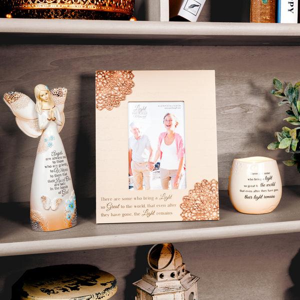 Pavilion Gift Company Light Remains 7.5" X 9.5" Frame (Holds 4" X 6" Photo)