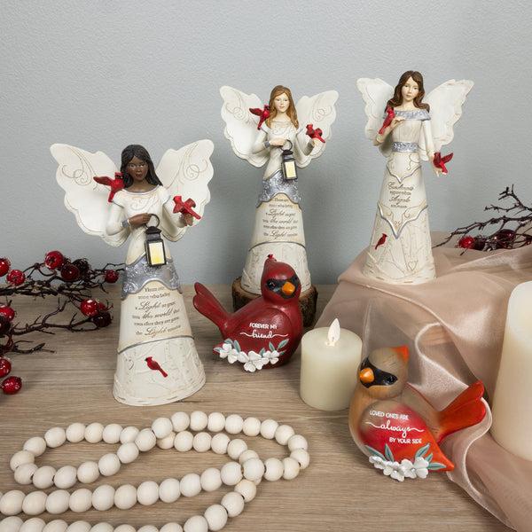 Pavilion Gift Company Light Remains 9" Angel Holding Lantern