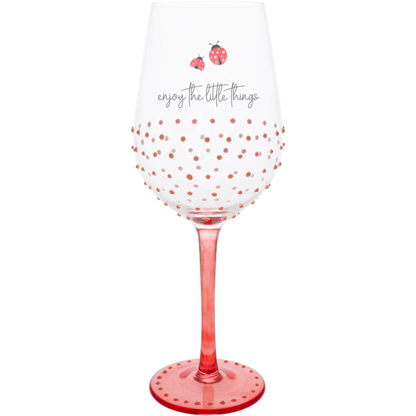 pavilion gift company Little Things 16 oz Wine Glass