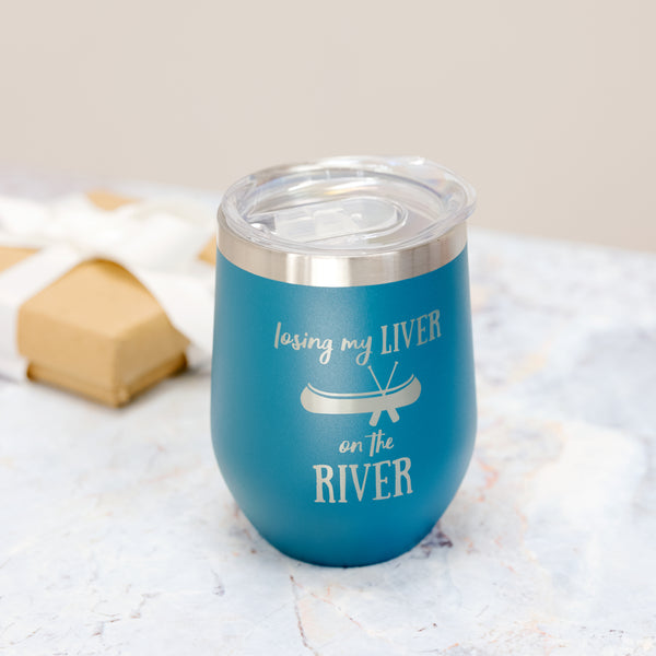 Pavilion Gift Company Losing My Liver 12 Oz Stemless Travel Tumbler
