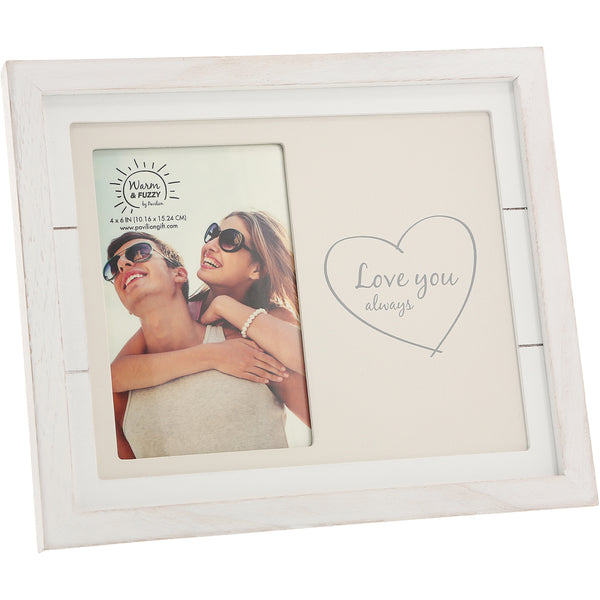 pavilion gift company Love 10" x 8.5" Frame (Holds 4" x 6" Photo)