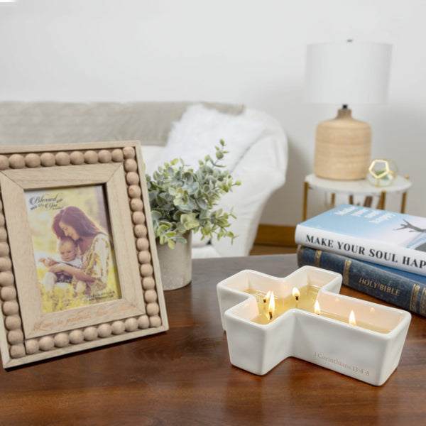 Pavilion Gift Company Love 12 Oz - 100% Soy Wax Reveal 5 Wick Candle Scent: Tranquility