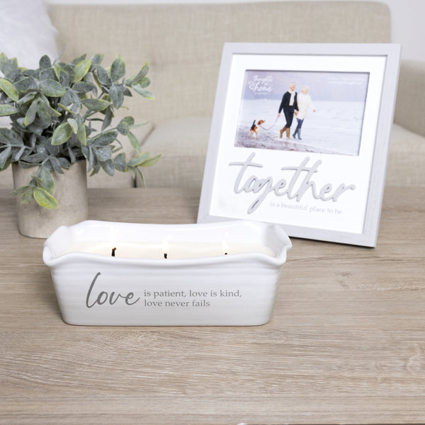 Pavilion Gift Company Love 12 Oz - 100% Soy Wax Reveal Triple Wick Candle Scent: Tranquility