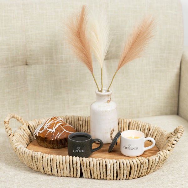 Pavilion Gift Company Love 2 Oz Mini Mug 100% Soy Wax Candle Scent: Tranquility