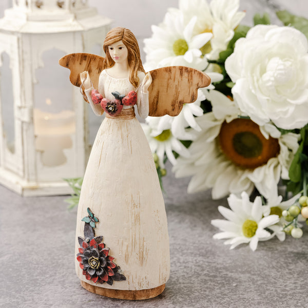 Pavilion Gift Company Love 7.5" Angel Holding Hearts