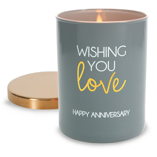 pavilion gift company Love 7 oz 100% Soy Wax Candle Scent: Citron de Vigne