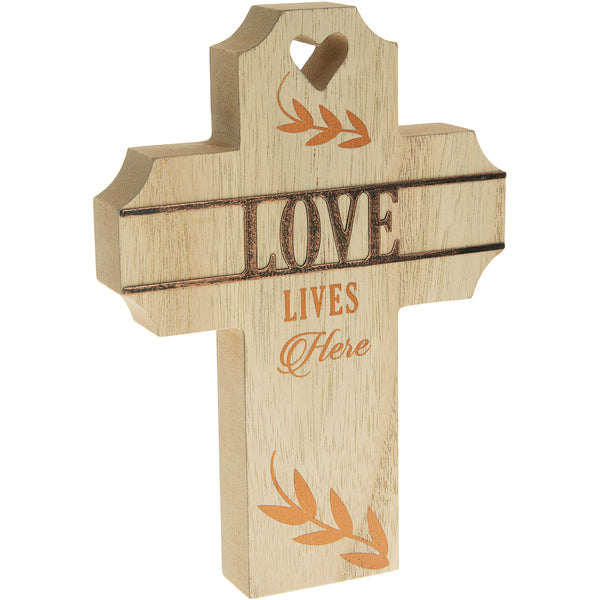 pavilion gift company Love 8" Self-Standing Cross Plaque