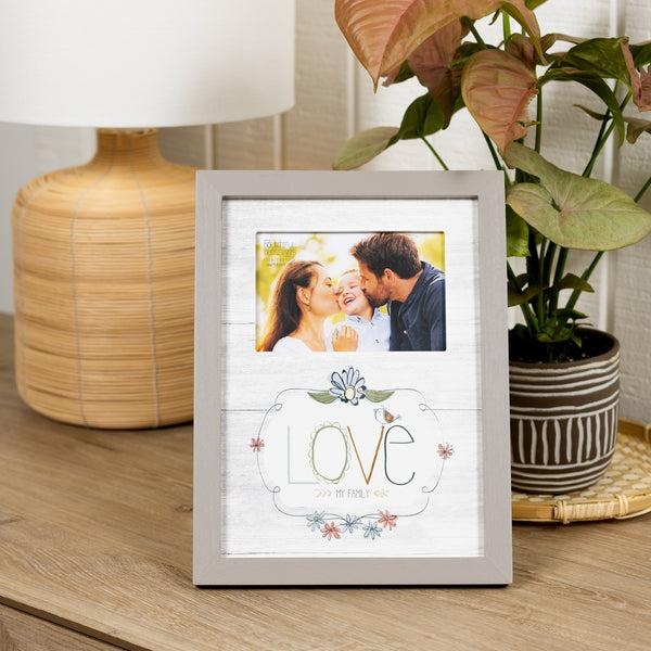 Pavilion Gift Company Love 9" X 12" MDF Frame (Holds 6" X 4" Photo)