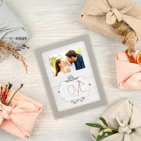 Pavilion Gift Company Love 9" X 12" MDF Frame (Holds 6" X 4" Photo)
