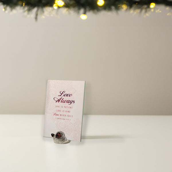 Pavilion Gift Company Love Always 4" X 6" Jeweled Photo Frame
