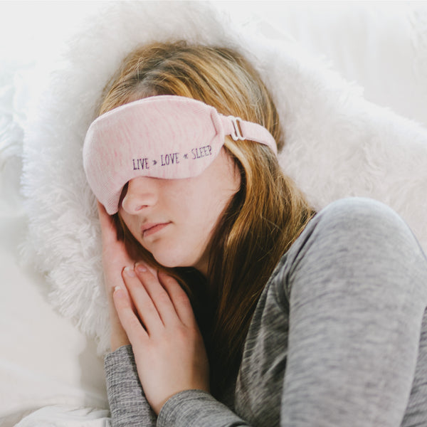 Pavilion Gift Company Love Knitted Eye Pillow Hot Or Cold Gel Compress