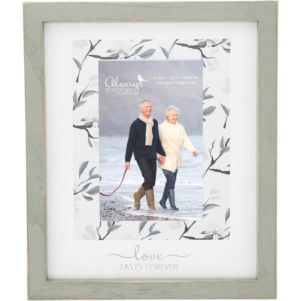 pavilion gift company Love Lasts 8.5" x 10" Frame (Holds 4" x 6" Photo)