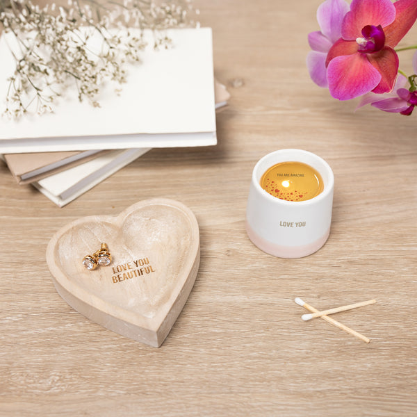 Pavilion Gift Company Love You 2 Oz - 100% Soy Wax Reveal Candle Scent: Tranquility