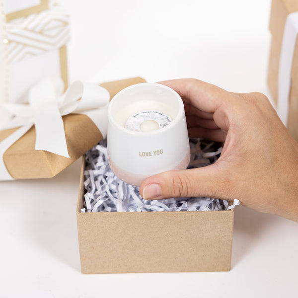 Pavilion Gift Company Love You 2 Oz - 100% Soy Wax Reveal Candle Scent: Tranquility
