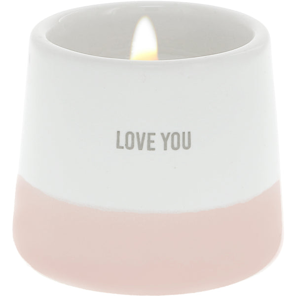pavilion gift company Love You 2 oz - 100% Soy Wax Reveal Candle Scent: Tranquility