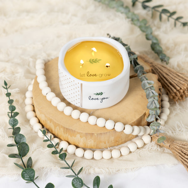 Pavilion Gift Company Love You 8 Oz - 100% Soy Wax Reveal Candle Scent: Tranquility