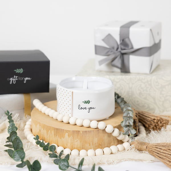 Pavilion Gift Company Love You 8 Oz - 100% Soy Wax Reveal Candle Scent: Tranquility