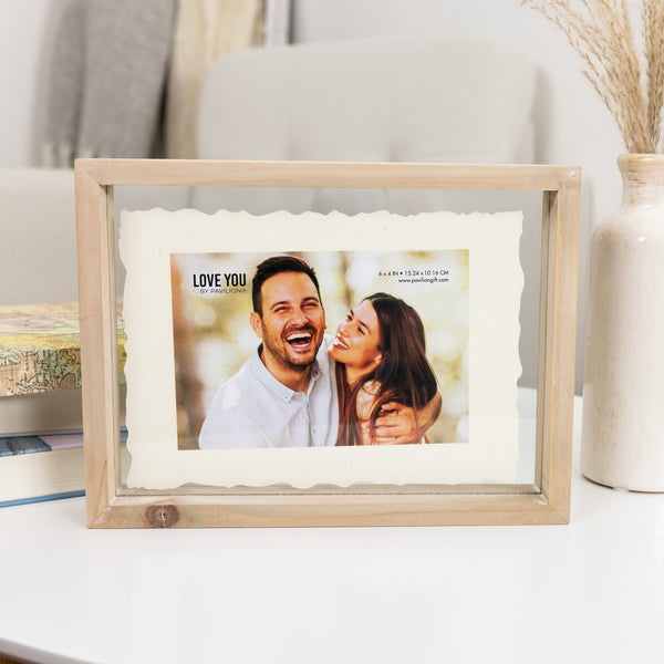 Pavilion Gift Company Love You 9.75" MDF Frame (Holds 6" X 4")