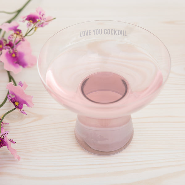 Pavilion Gift Company Love You Cocktail 15 Oz Cocktail Glass