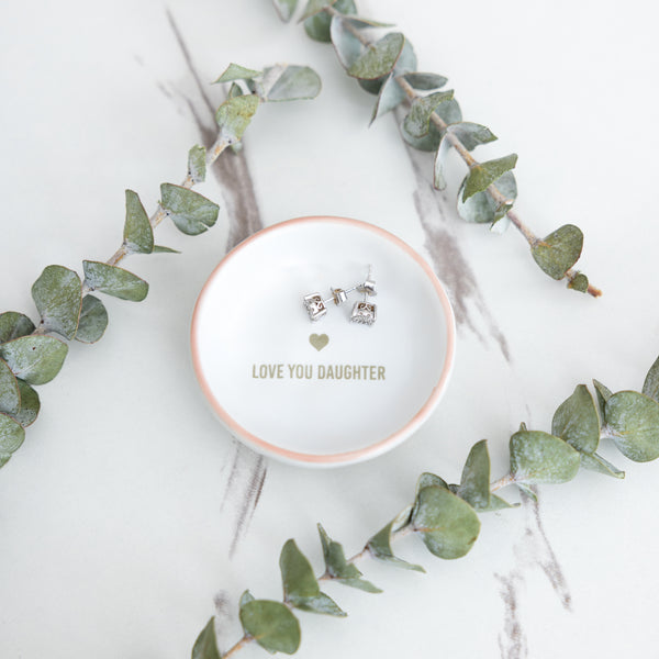 Pavilion Gift Company Love You Daughter 2.5" Trinket Dish