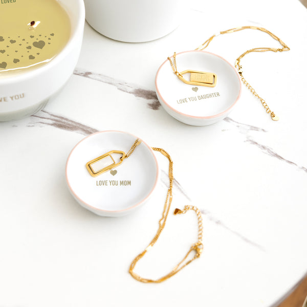 Pavilion Gift Company Love You Daughter 2.5" Trinket Dish