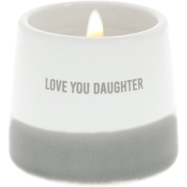 pavilion gift company Love You Daughter 2 oz - 100% Soy Wax Reveal Candle Scent: Tranquility