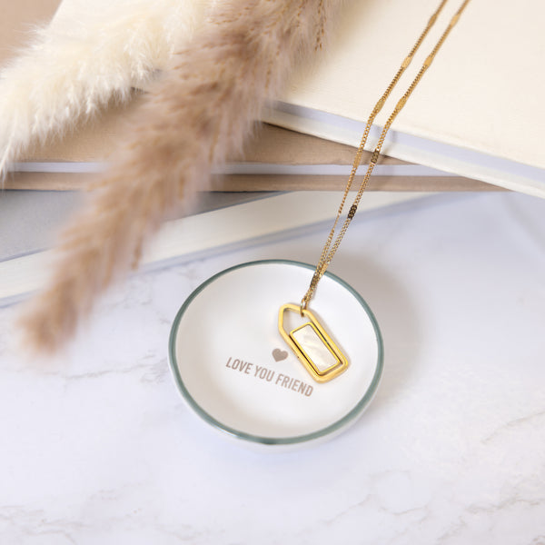 Pavilion Gift Company Love You Friend 2.5" Trinket Dish