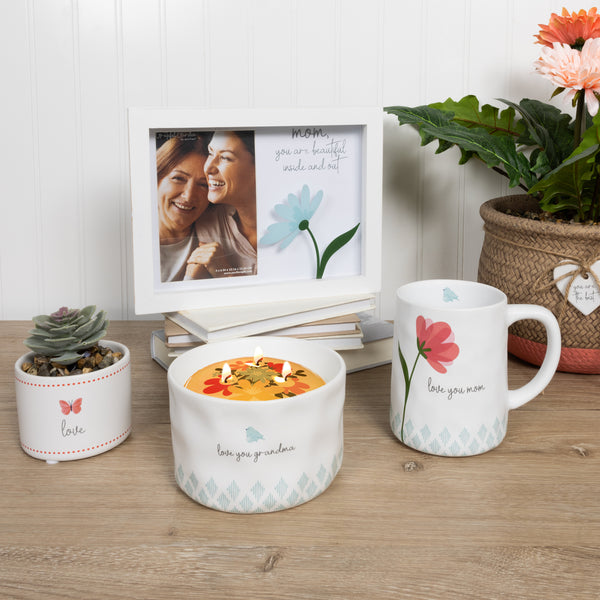 Pavilion Gift Company Love You Grandma 12 Oz - 100% Soy Wax Reveal Triple Wick Candle Scent: Tranquility