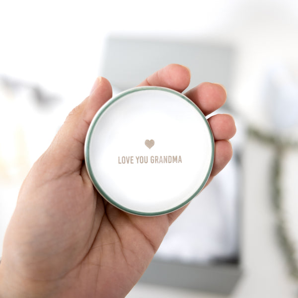 Pavilion Gift Company Love You Grandma 2.5" Trinket Dish